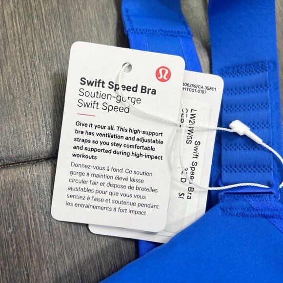 Lululemon NWT Swift Speed Bra *High Support, A–E Cups Cerulean Blue - Picture 8 of 12